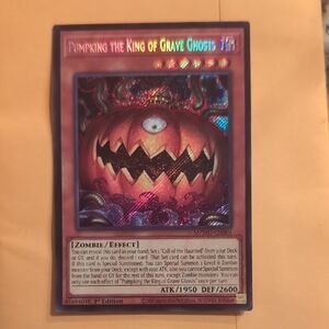 Yu-gi-oh! Pumpking the King of Ghosts Trading Card Secret Rare